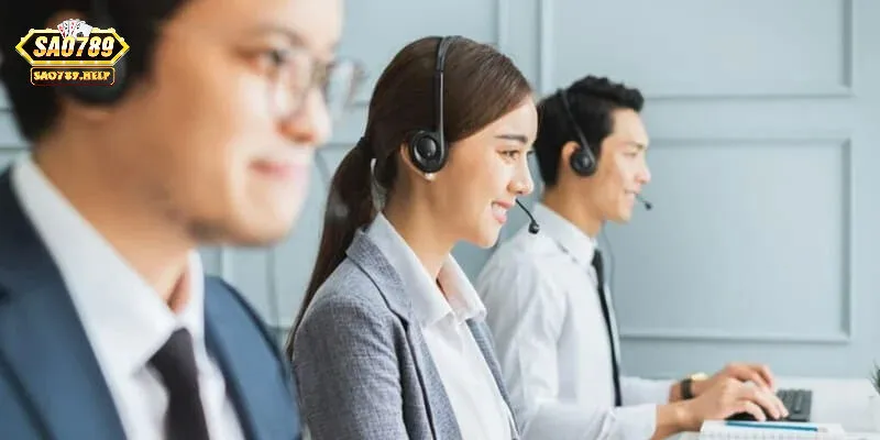 Nhân viên Sao789 hỗ trợ nhiệt tình