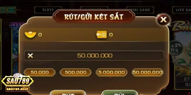 Thực hiện đúng quy trình rút tiền Sao789 hướng dẫn